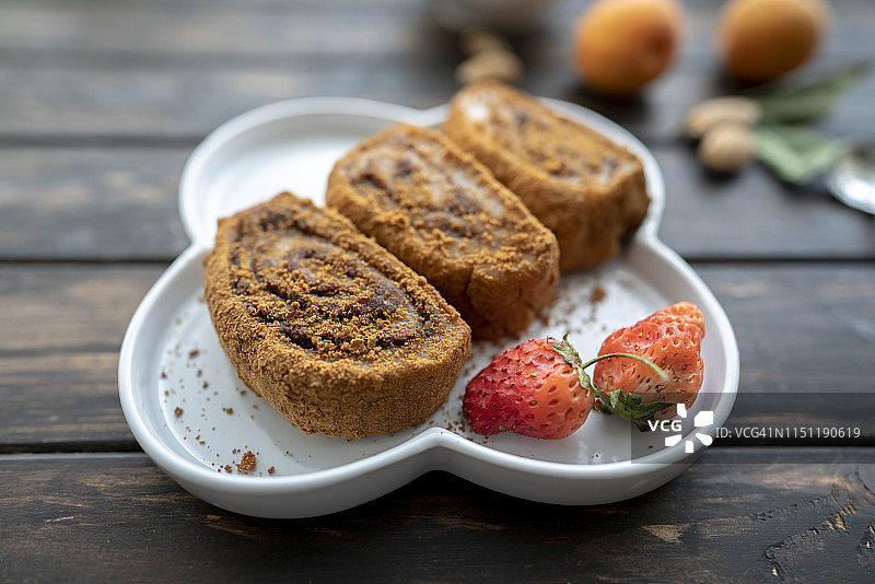 中国传统糯米糕图片素材