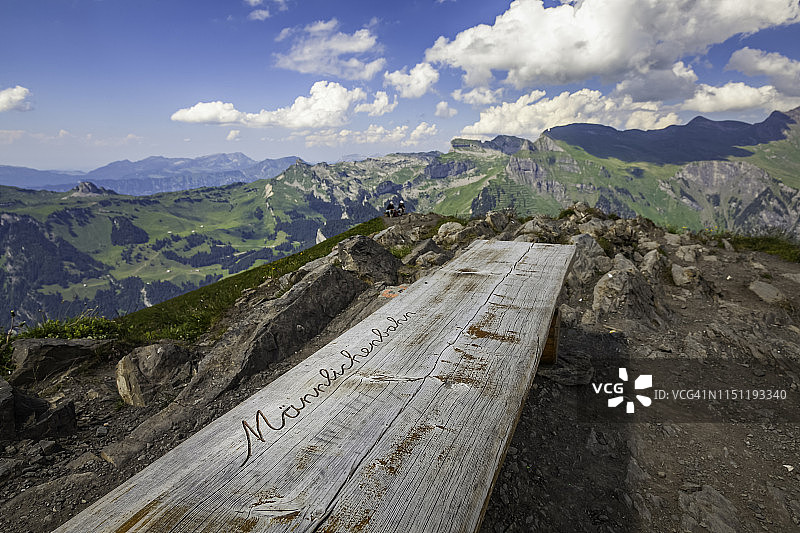 Männlichen小径图片素材