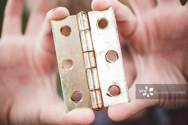 手持门铰链图片素材