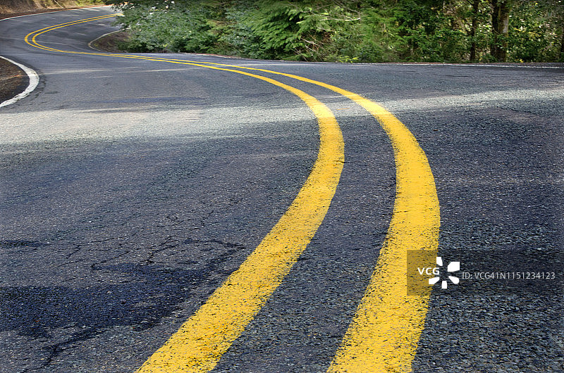 分隔的车道图片素材