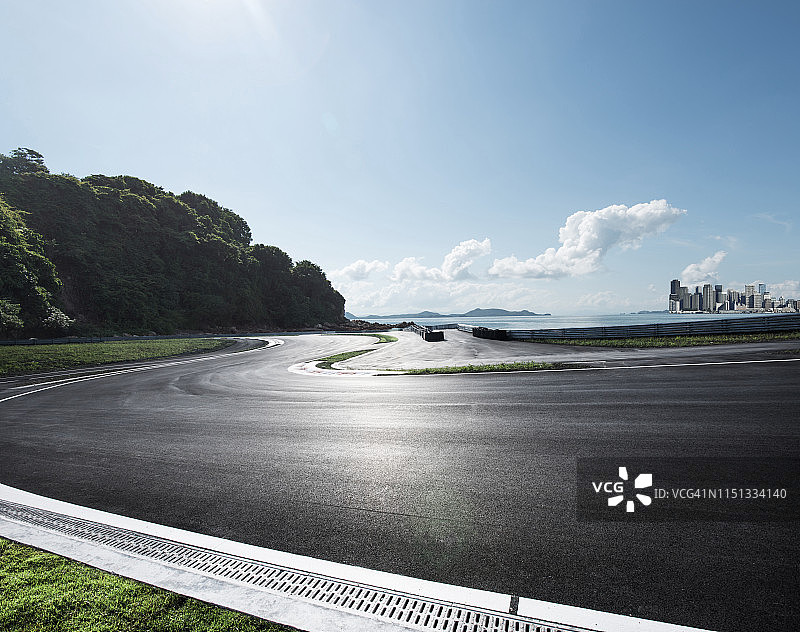 室外沥青路面图片素材