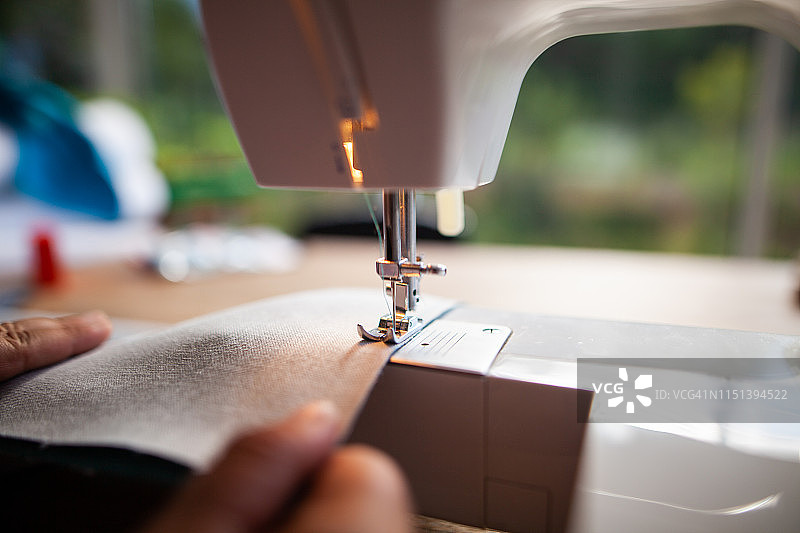 时装 - 缝纫机，缝纫的人图片素材