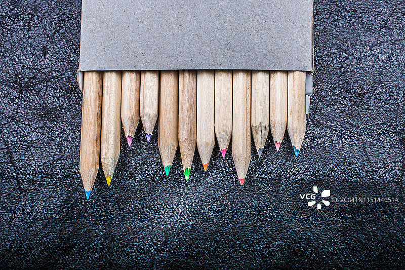 彩色铅笔创意概念，绘画图片素材