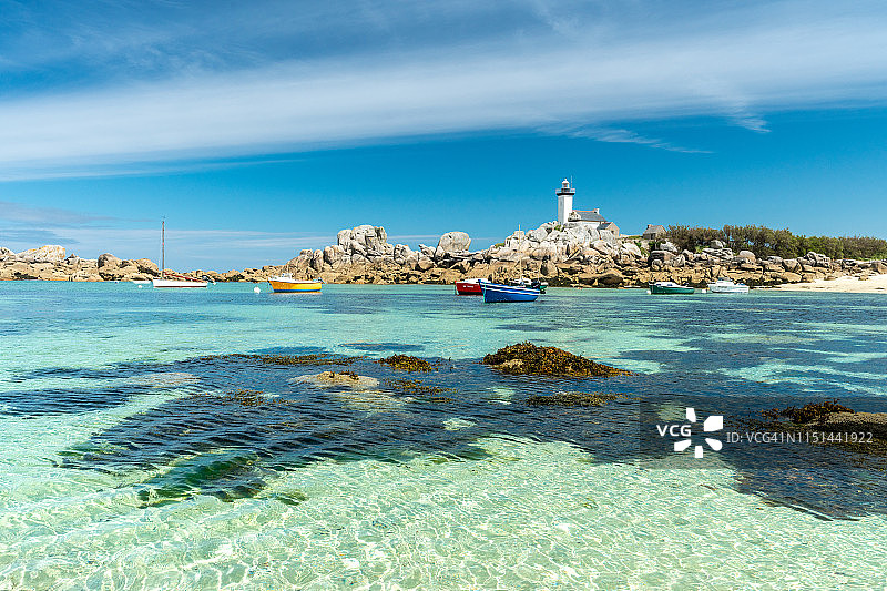 布列塔尼的加勒比海：菲尼斯泰尔北部图片素材