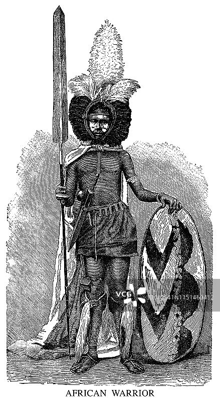 非洲战士图片素材