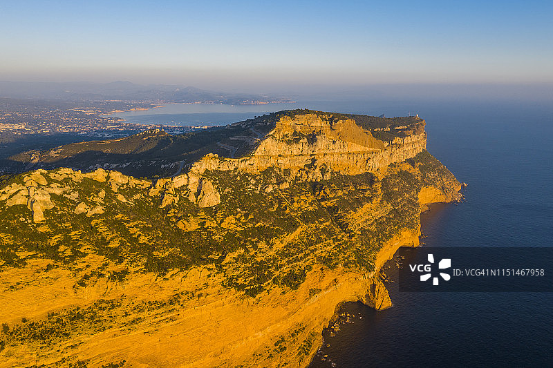 卡西斯悬崖，法国里维埃拉图片素材