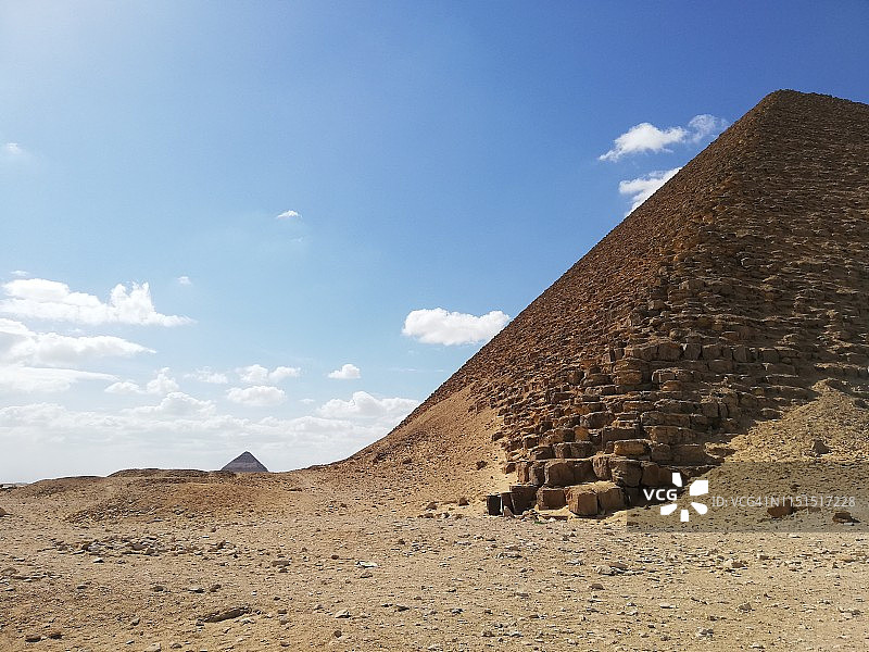代赫舒尔红色金字塔图片素材