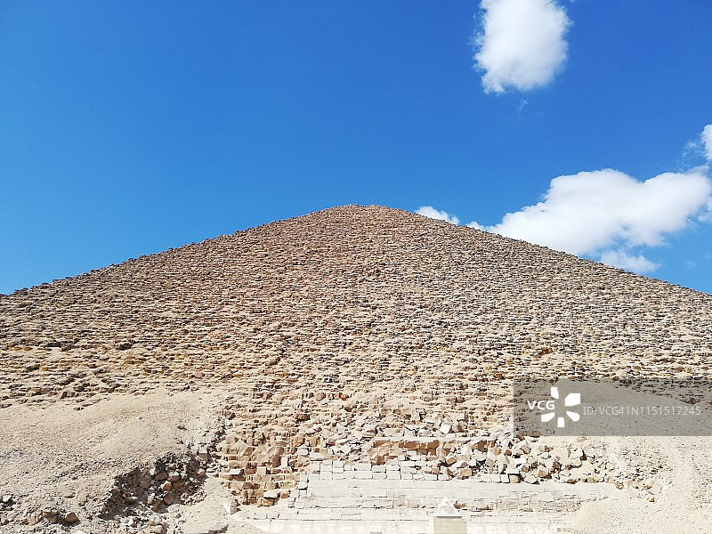 斯尼夫鲁红色金字塔，代赫舒尔图片素材