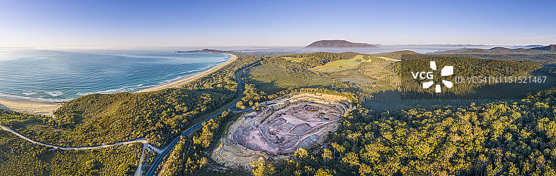 邦尼山采石场图片素材