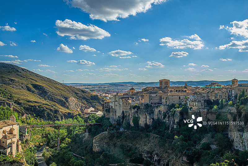 韦卡尔峡谷和房屋图片素材