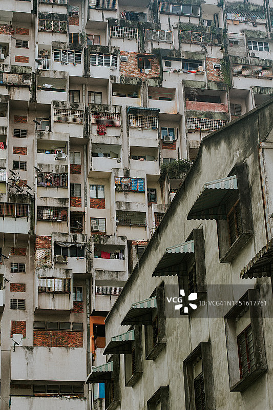 马来西亚吉隆坡武吉免登的密集建筑群图片素材