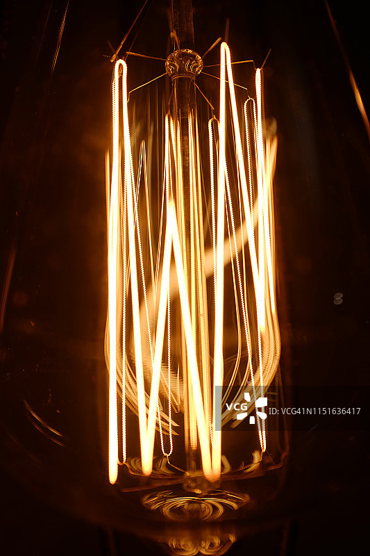 爱迪生复古灯泡背景图片素材