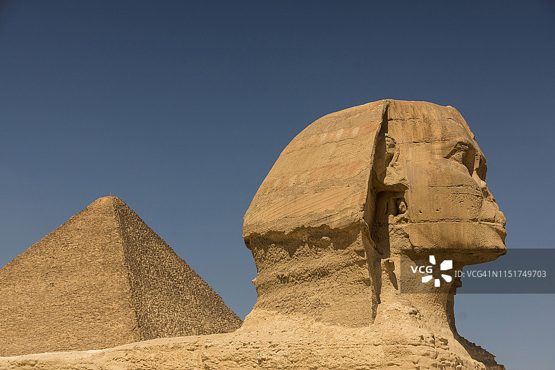 吉萨大狮身人面像图片素材