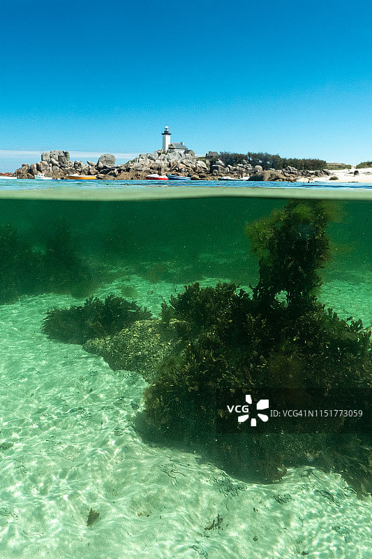 布列塔尼的加勒比海：菲尼斯泰尔北部图片素材
