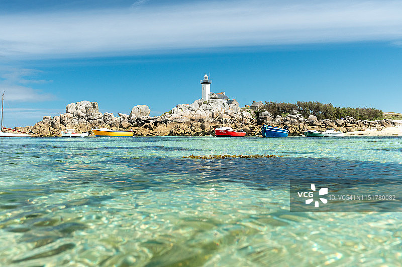 布列塔尼的加勒比海：菲尼斯泰尔北部图片素材