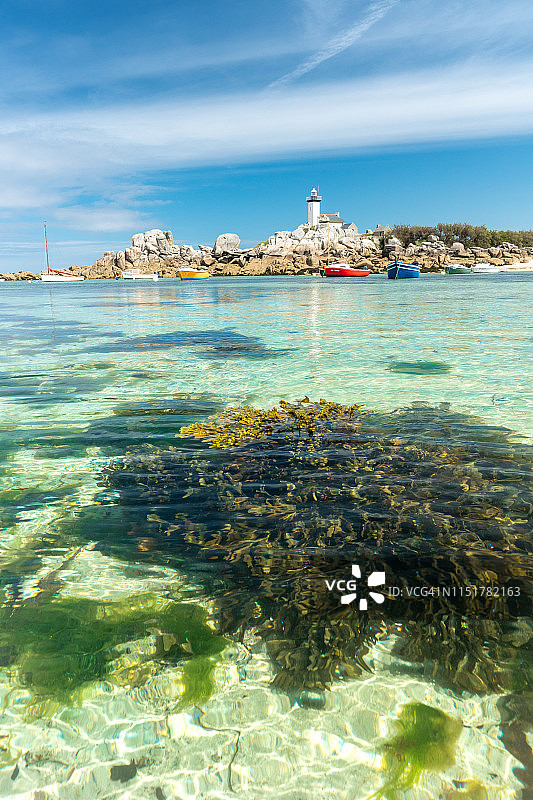 布列塔尼的加勒比海：菲尼斯泰尔北部图片素材