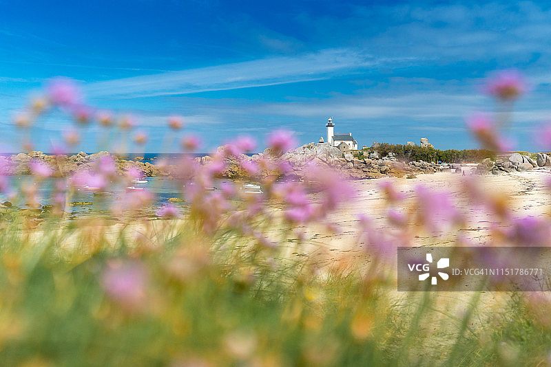 布列塔尼的加勒比海：菲尼斯泰尔北部图片素材