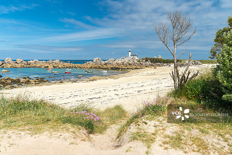 布列塔尼的加勒比海：菲尼斯泰尔北部图片素材