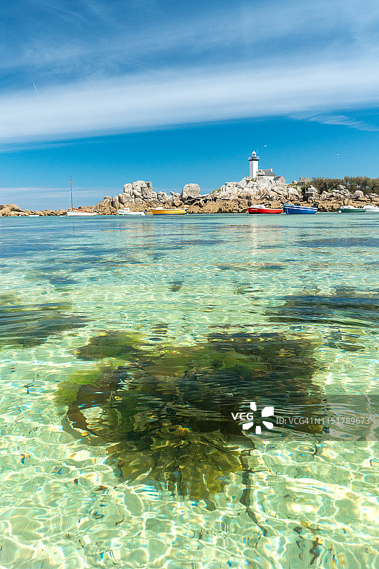 布列塔尼的加勒比海：菲尼斯泰尔北部图片素材