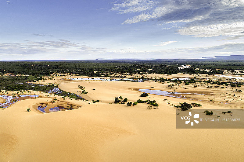 Jalapão 沙丘顶视图图片素材