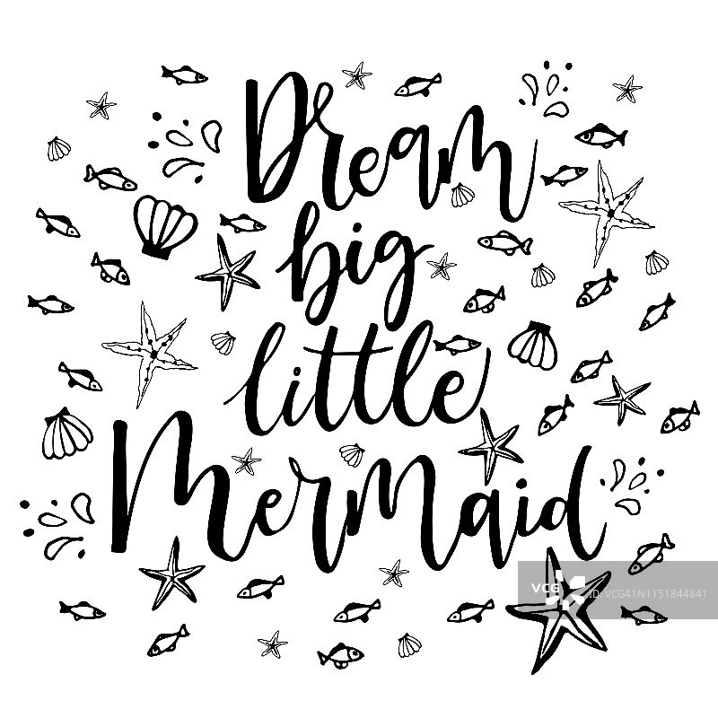 小美人鱼图片素材