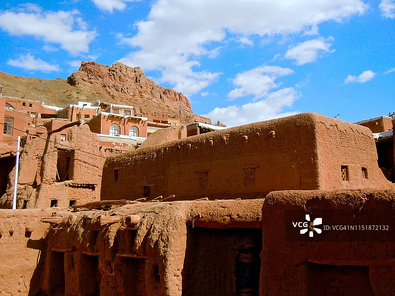 伊朗中部古老的Abyaneh山村图片素材
