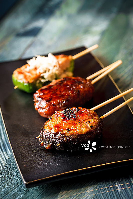 日式烤串图片素材