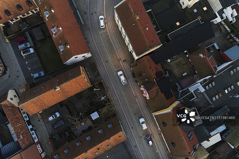 城镇鸟瞰图片素材