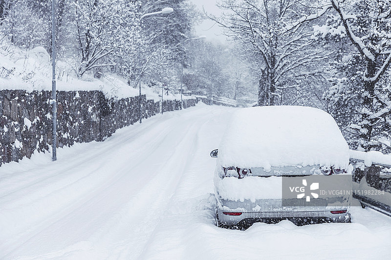 路边停车场图片素材