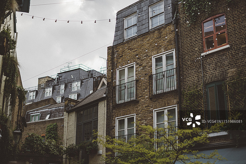 砖砌房屋图片素材