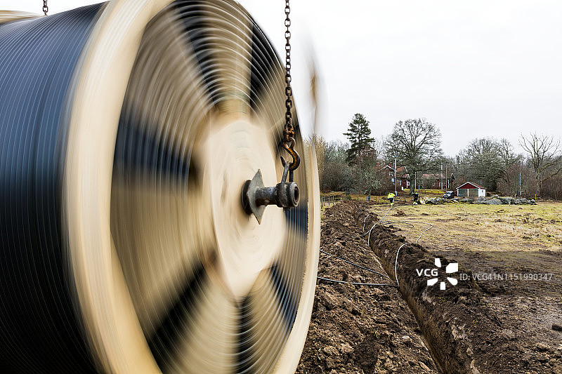 建筑工地上的机器图片素材