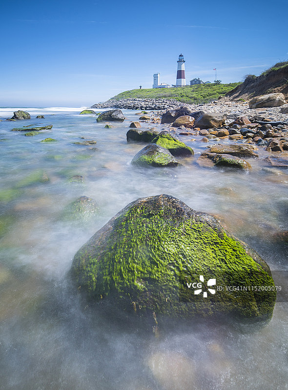 纽约长岛蒙托克角灯塔图片素材