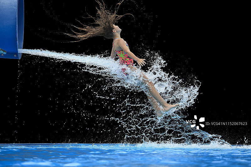 滑水道照片图片素材