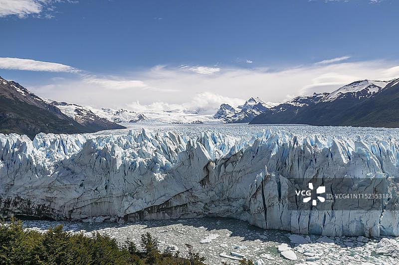 莫雷诺冰川冰原，阿根廷圣克鲁斯省冰川国家公园图片素材