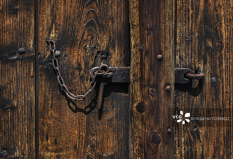 门闩特写图片素材