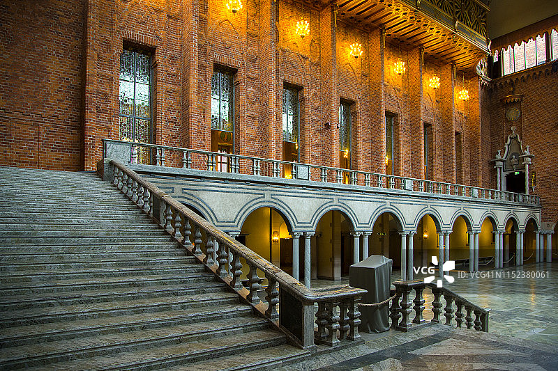 瑞典斯德哥尔摩市政厅图片素材