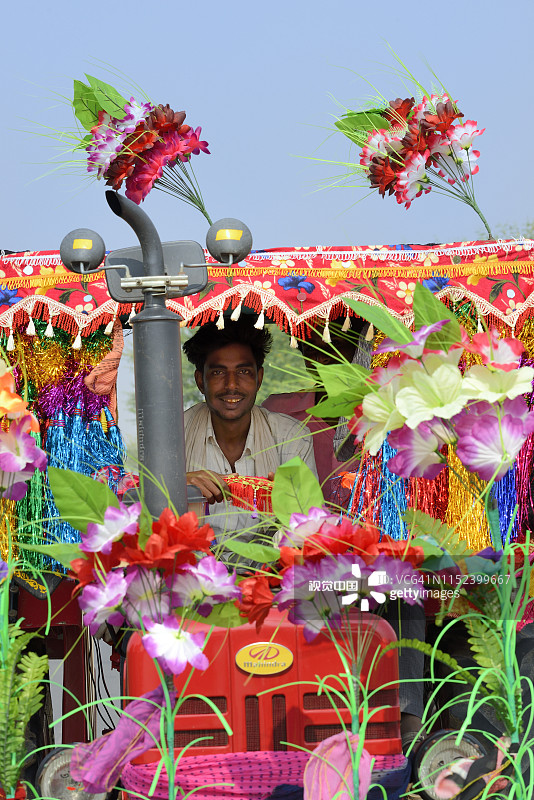 印度拉贾斯坦邦乌代布尔地区排灯节装饰图片素材