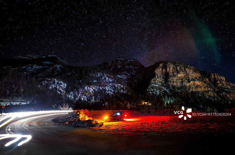 科罗拉多的夜空图片素材