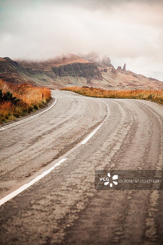 苏格兰斯凯岛斯托尔老人峰图片素材