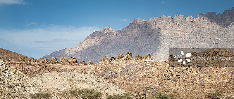 阿曼艾因蜂巢古墓遗址图片素材