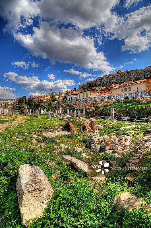 雅典罗马广场图片素材