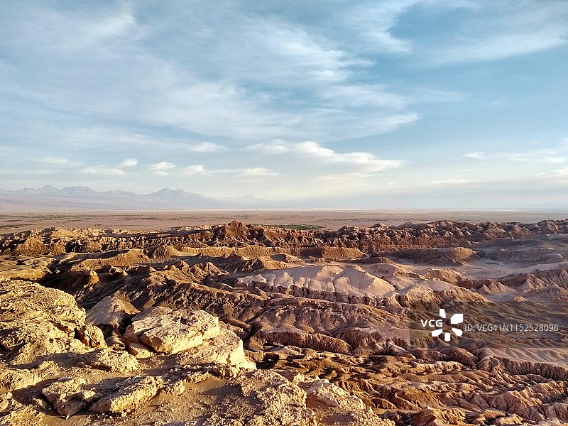 阿塔卡马沙漠月亮谷：地球上最干燥的地方图片素材