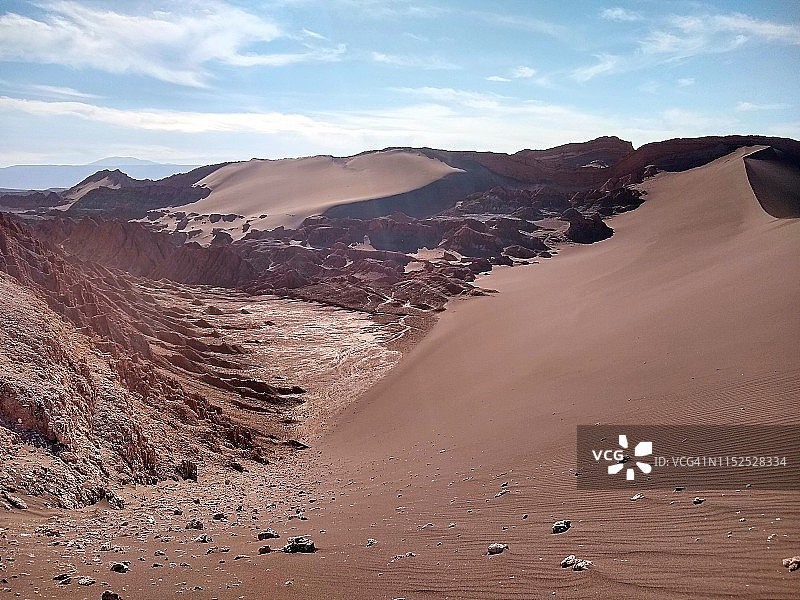 阿塔卡马沙漠月亮谷：地球上最干燥的地方图片素材