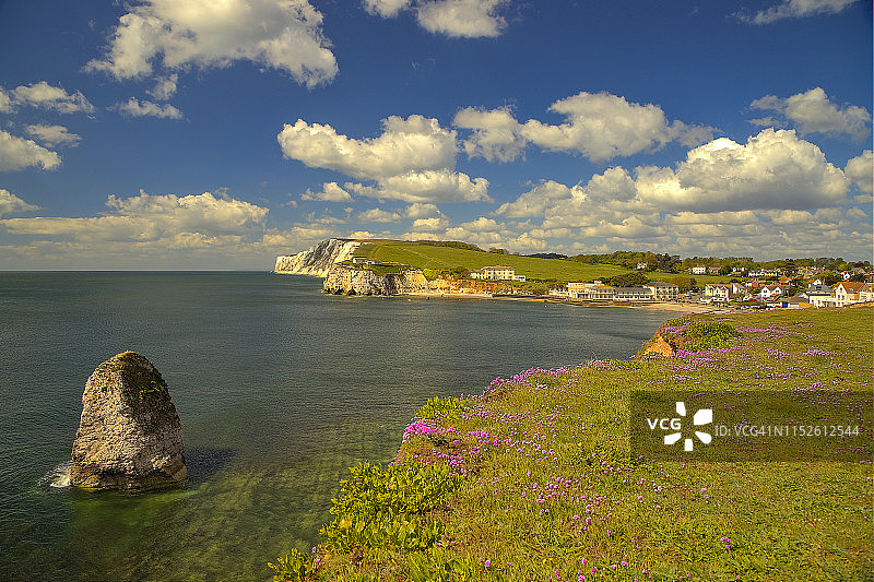 英国怀特岛淡水湾图片素材