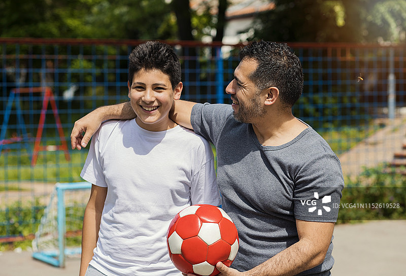 和爸爸共度一天图片素材