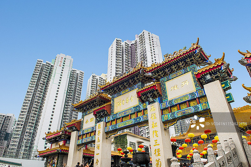 香港黄大仙祠图片素材