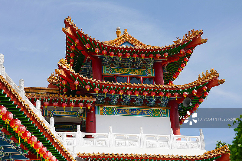 吉隆坡天后宫：马来西亚的中国佛教风格寺庙图片素材