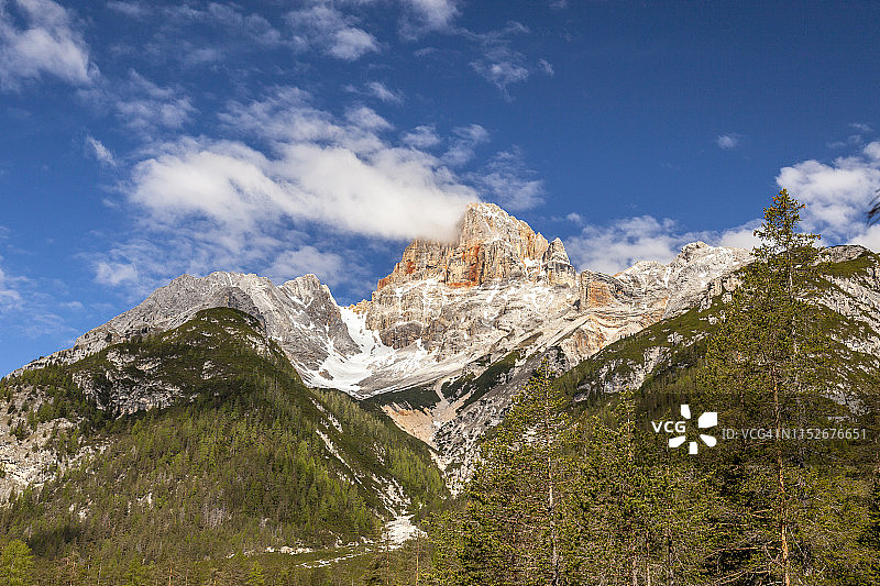 意大利多洛米蒂山脉克罗达罗萨山图片素材