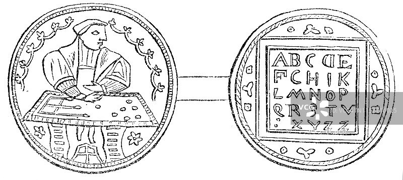 文艺复兴时期的代币（16世纪）图片素材