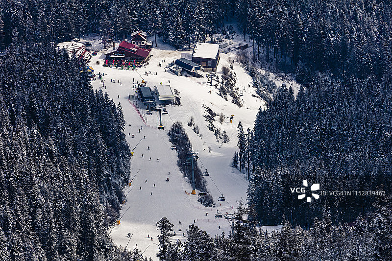 皮林山脉班斯科度假村滑雪区图片素材